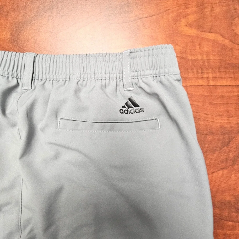 adidas Golf Shorts Mens 32 Gray Drawstring Stretch Performance Lightweight‎